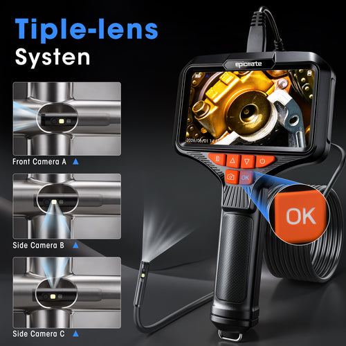 Endoscope Camera with Light for Automotive T52