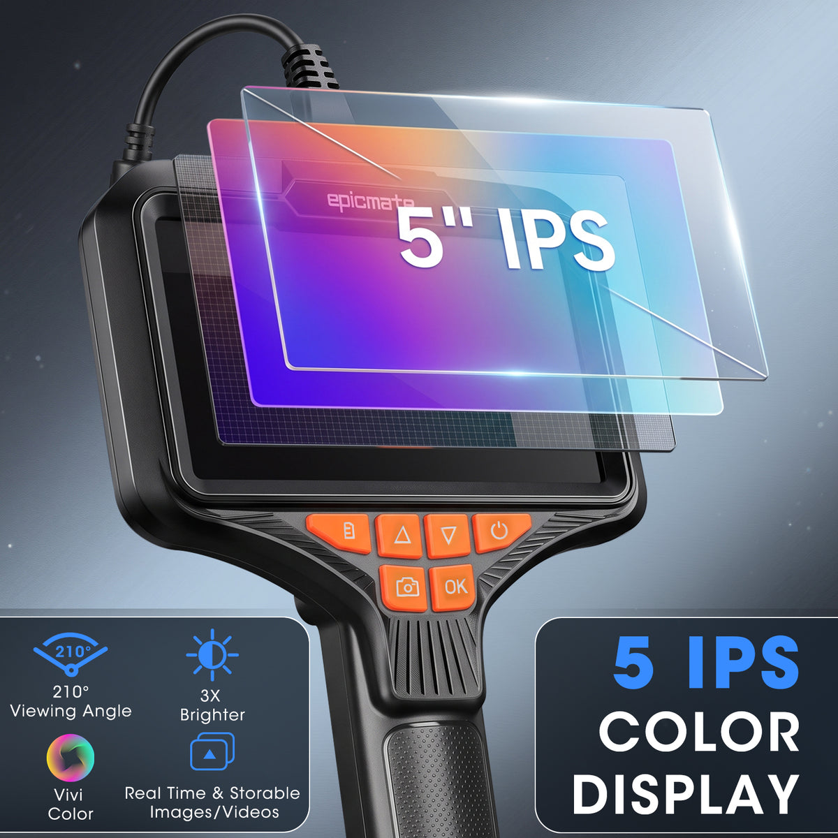 Endoscope Camera with Light for Automotive T52