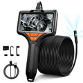 Epicmate Triple Lens Endoscope Camera with Light- 5" 1080P HD Handheld Borescope with 50FT Semi-Rigid Cable, Waterproof Sewer Inspection Camera with 32GB Card, Drain Plumbing Camera & Gifts for Men